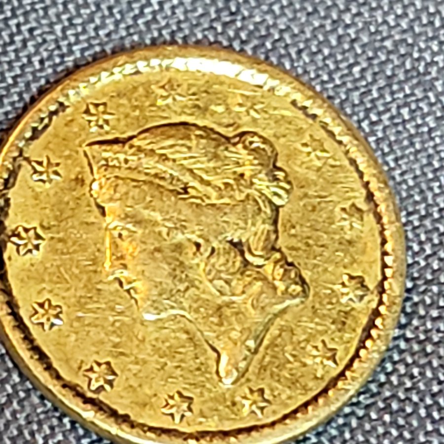 United States one-dollar gold piece
